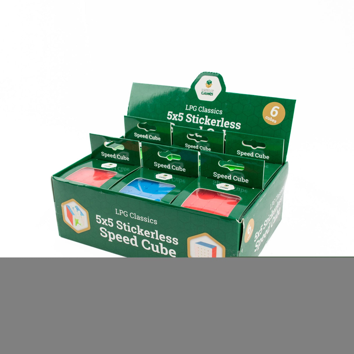 LPG Puzzles Speed Cube 5x5 Display (6) (DISCONTINUED)