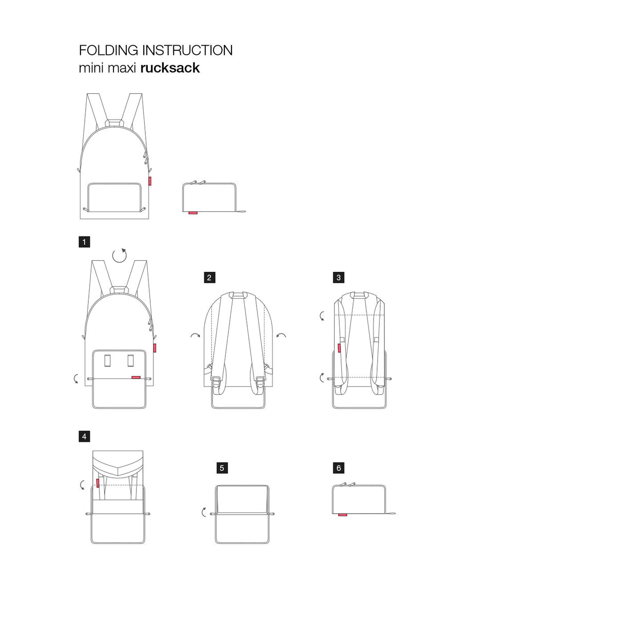 Reisenthel Mini Maxi Rucksack Black