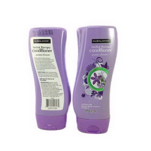 14OZ Herbal Therapy Conditioner with Passion Flower for hydration, softness, and manageability; pack of 12 for salons or home use.