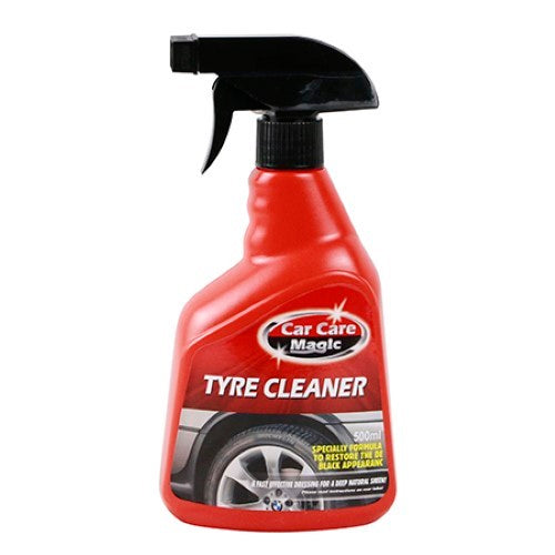 500ml tyre cleaner pack of 12, designed for deep cleaning and restoring shine to all tire types with UV protection.