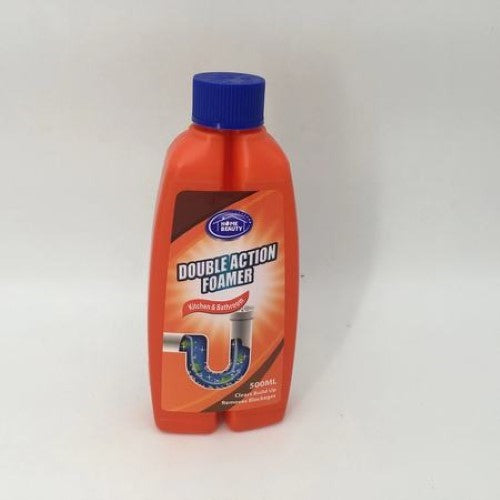 500ml bottle of powerful pipe cleaner, pack of 12, designed to clear blockages and maintain optimal plumbing flow.