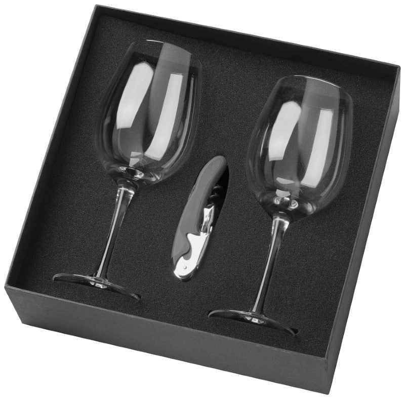 Stemmed Wine Glass Set