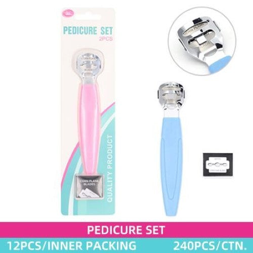 Twelve-piece pedicure set featuring essential tools for a spa-like at-home foot care experience.