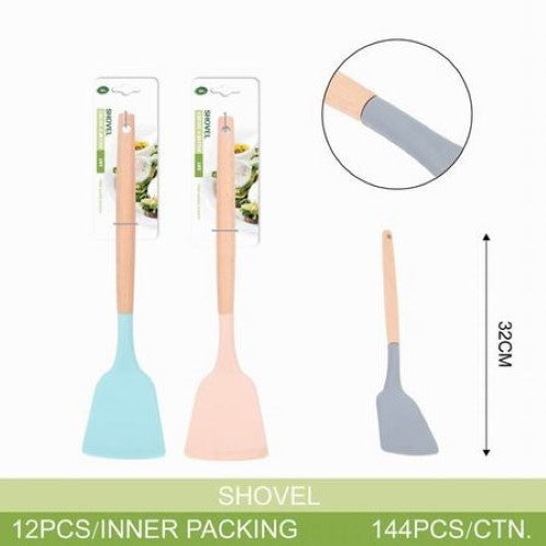 Set of 12 durable 32cm mini shovels, ideal for small gardening tasks and perfect for engaging children in gardening activities.