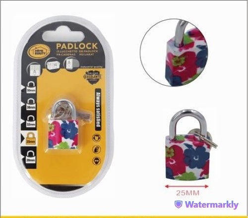 Durable 25MM padlocks in a pack of 12, designed for reliable security for lockers, gates, and storage.
