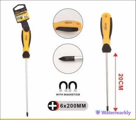 Pack of 12 cross screwdrivers (6*20MM) for DIY and professional use, featuring durable materials for enhanced grip and control.