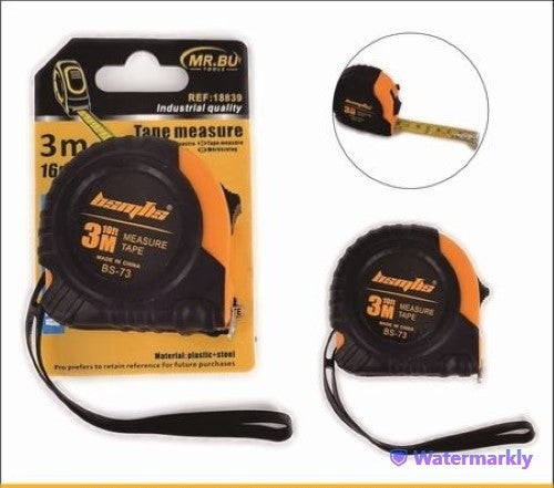 Set of 12 Measure Tapes (3M*16MM) featuring durable, accurate measuring tools for DIY and professional projects.