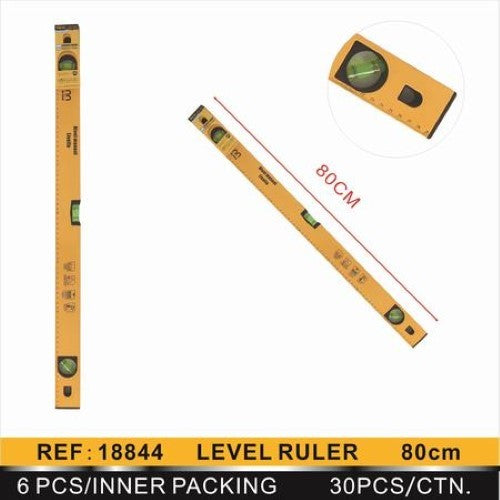 Set of six 800MM levelling instruments, designed for precision in construction and surveying tasks. Durable and portable.