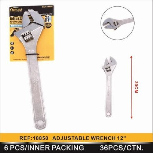 Wrench (30cm,12Inch) - Pack of 6