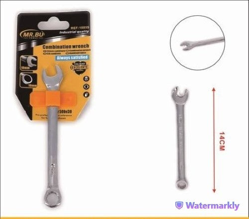 A pack of 12 adjustable wrenches (10MM) made from durable steel, ideal for various tasks with ergonomic grips for comfort.