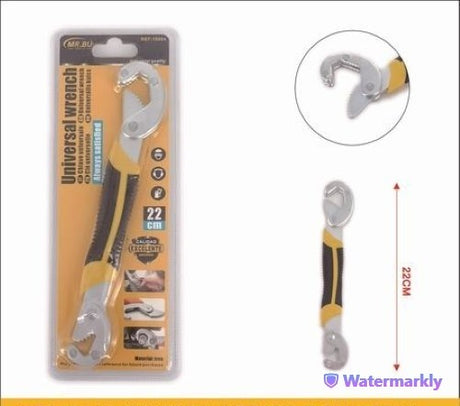 Set of 6 adjustable wrenches (22CM) made from chrome vanadium steel, designed for versatile, comfortable use.