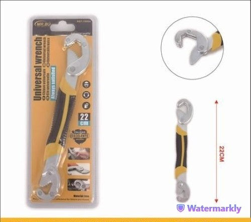 Set of 6 adjustable wrenches (22CM) made from chrome vanadium steel, designed for versatile, comfortable use.