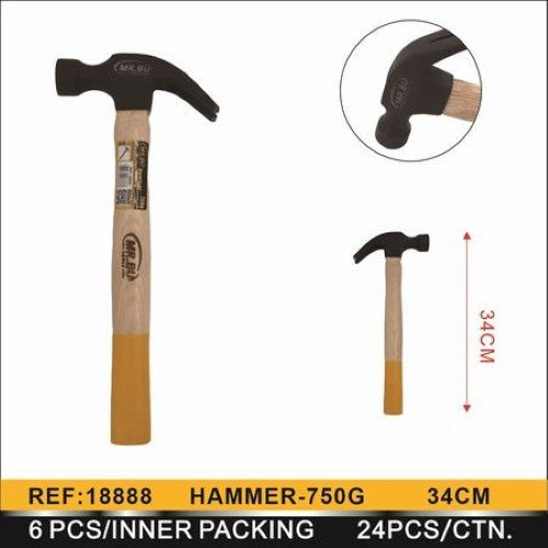 Hammer (750g,34cm ) - Pack of 6
