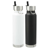 Thor Copper Vacuum Bottle with Straw - Black