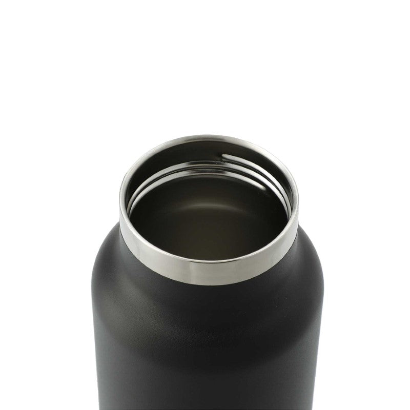 Thor Copper Vacuum Bottle with Straw - Black