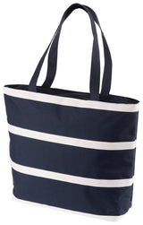 Bright blue insulated cooler bag made of durable 600D polyester, perfect for camping, picnics, and keeping food fresh.