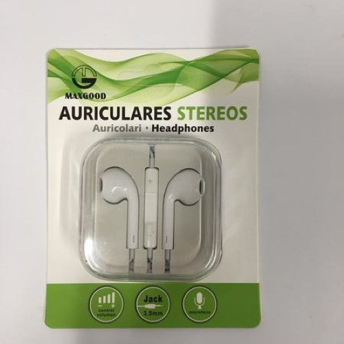 Pack of 10 iPhone earphones featuring exceptional sound quality, ergonomic design, and built-in microphone for calls.
