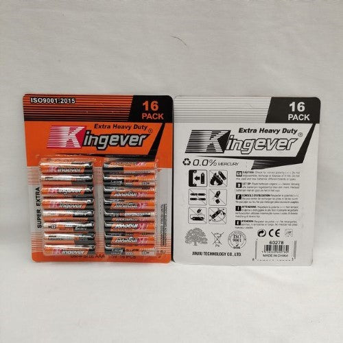 Kingever Battery (AAA ,16pcs) - Pack of 6