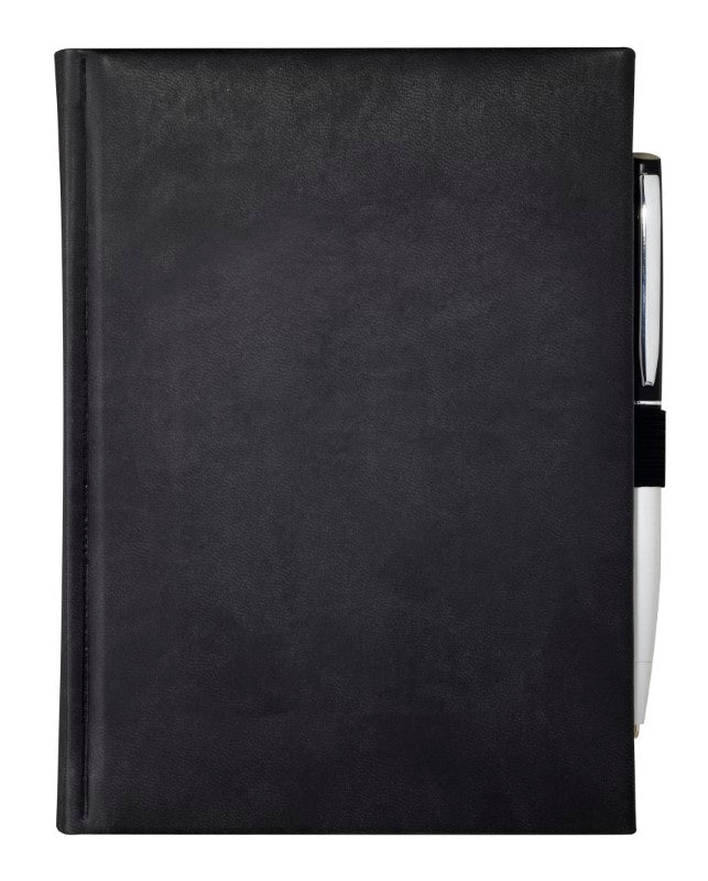 Elegant Pedova Bound JournalBook with Italian Ultrahyde cover, 125 lined sheets, and elastic pen loop for stylish note-taking.
