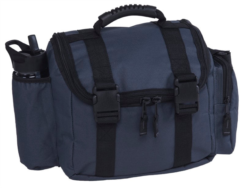 Versatile dark grey backpack with durable polyester, insulated pocket, spacious compartment, and adjustable straps for on-the-go adventures.