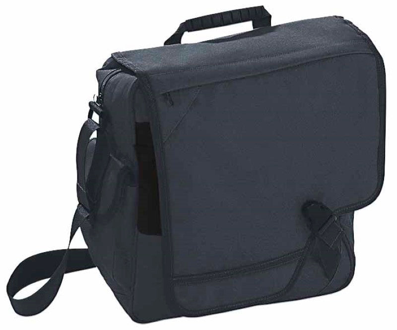 Dark grey Satellite Messenger Bag with 15-inch laptop compartment, adjustable strap, and multiple organizer pockets for urban travel.