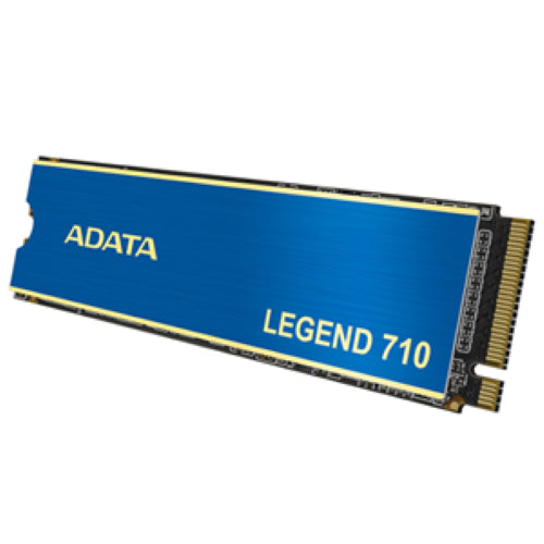 High-performance ADATA Legend 710 1TB PCIe3 M.2 2280 SSD with 2400MB/s read speeds and advanced cooling features.