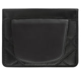 Sleek black tablet case with durable materials, zippered closure, and organized pockets for iPad and essentials.