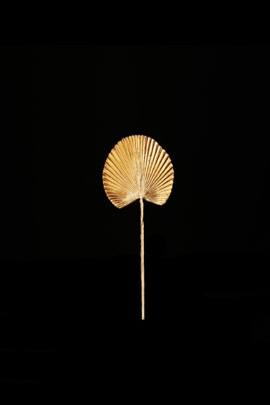 Four vibrant Small Fan Palm artificial foliage pieces, perfect for enhancing decor with tropical beauty.
