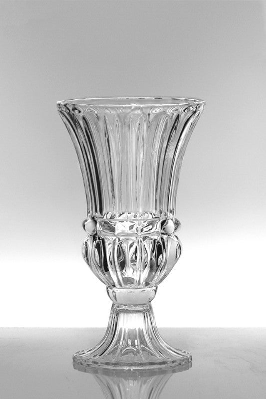 Set of 6 Deluxe 'RL' Table Vases, ideal for elegant floral displays and versatile decor, measuring 15D x 30cmH.