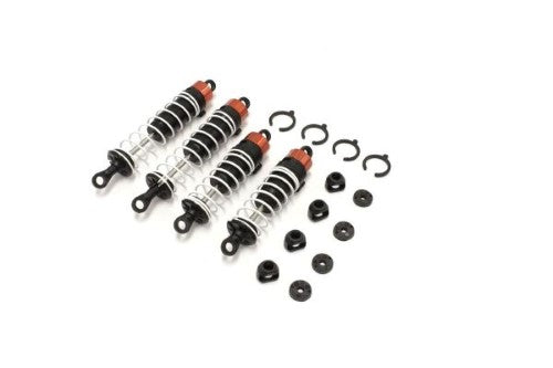 Kyosho FZ02L Oil Shock Set for front and rear, enhancing performance and stability in RC vehicles.