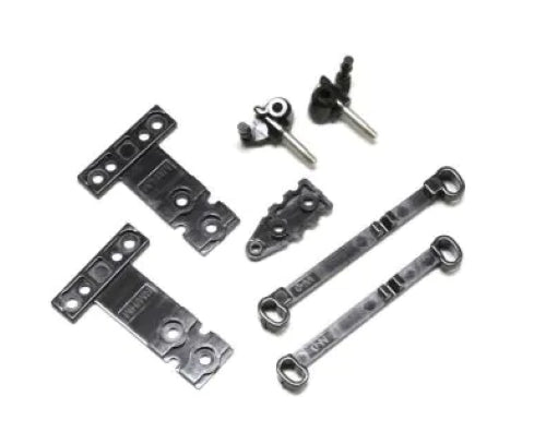 Kyosho MZ03 Suspension Small Parts Set for MR-03 chassis, enhancing handling and stability for RC racing enthusiasts.