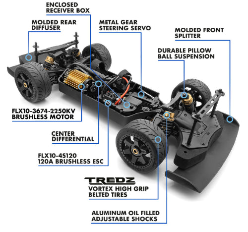 Powerful 1/8 RC truck with 4S brushless motor, waterproof ESC, durable design, and exceptional off-road and on-road performance.