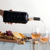 Freddo Wine Cooler in white, featuring double-walled stainless steel, vacuum insulation, and a stylish dimple pattern.