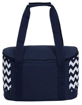 Oasis Chevron Cooler - Dark Blue/White