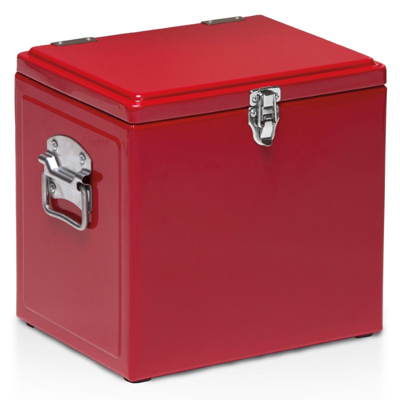 Vintage Cooler Box - Red
