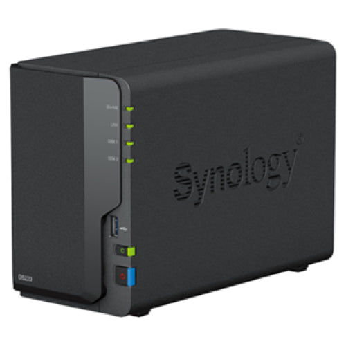 Synology DS223 2 Bay 1.7GHz 2GB RAM NAS 2Yr Wty