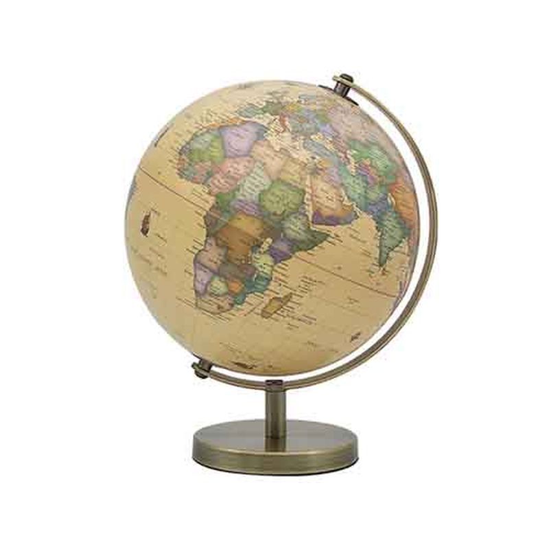 20cm Antique World Globe  - Pack of 2