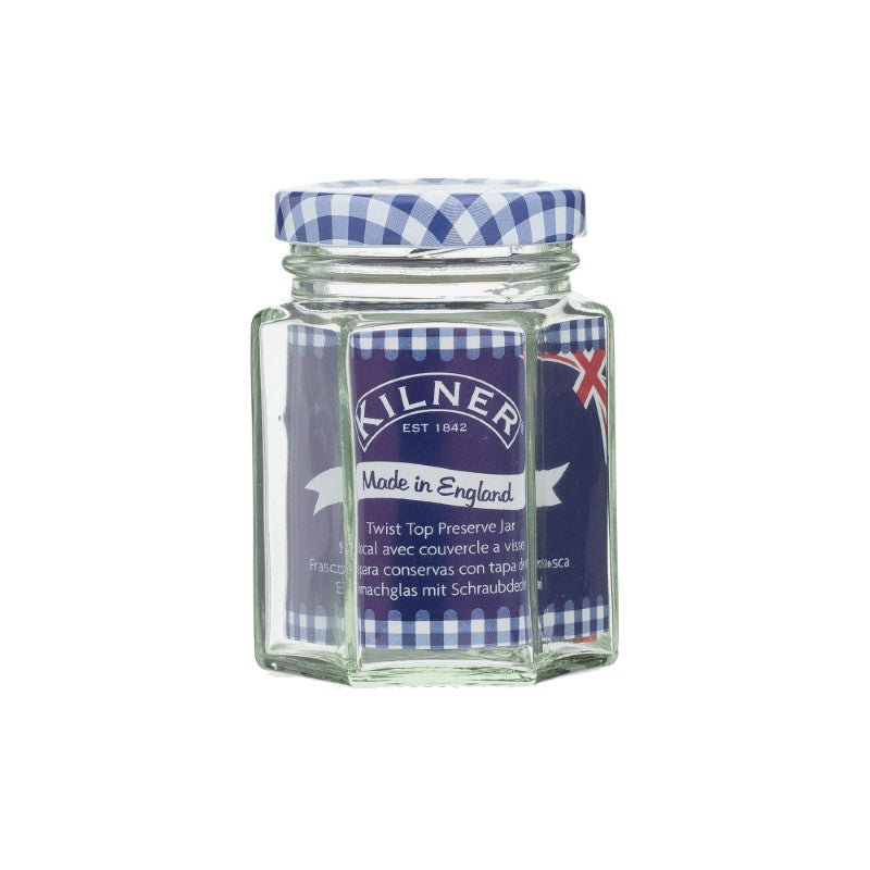 Hex Twist Top Jar - Kilner 110ml (CDU/12)