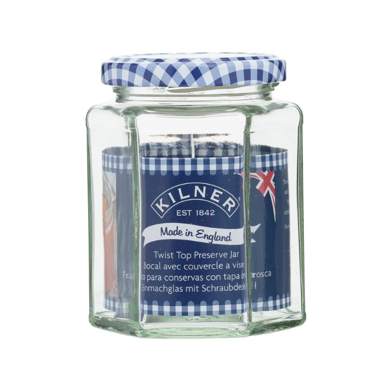 Hex Twist Top Jar - Kilner 280ml (CDU/12)