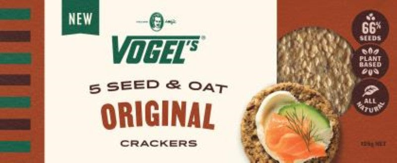 5 Seed Oat Cracker - Vogels - 125G