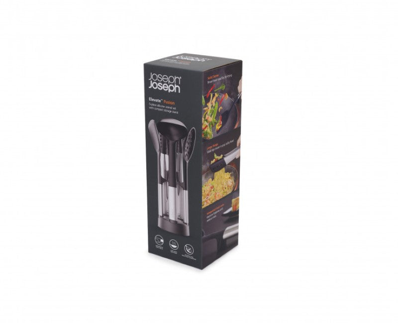 Joseph Joseph Elevate Fusion 5 Piece Silicone Set With Stand