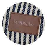 Picnic Blanket - Keepsake (Natural/Navy)