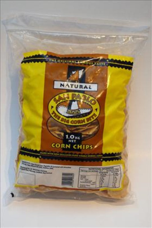 Corn Chip Natural Round GlutenFree - San Caran d'Ache Pablo - 1KG