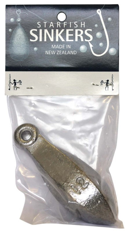 Starfish Reef Sinker Packet 12oz, designed for smooth drops and precision bait placement in all fishing conditions.