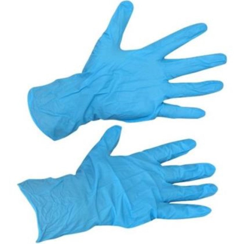 Glove Vinyl Low Powder Blue Medium - Workplace Solutions - 100PC
