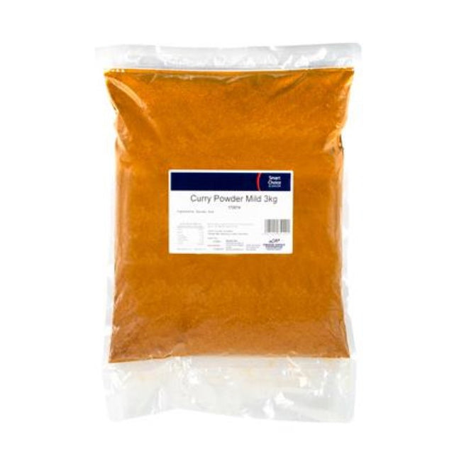 Mild curry powder in a 3KG pack, perfect for seasoning dishes without overwhelming heat, crafted in New Zealand.