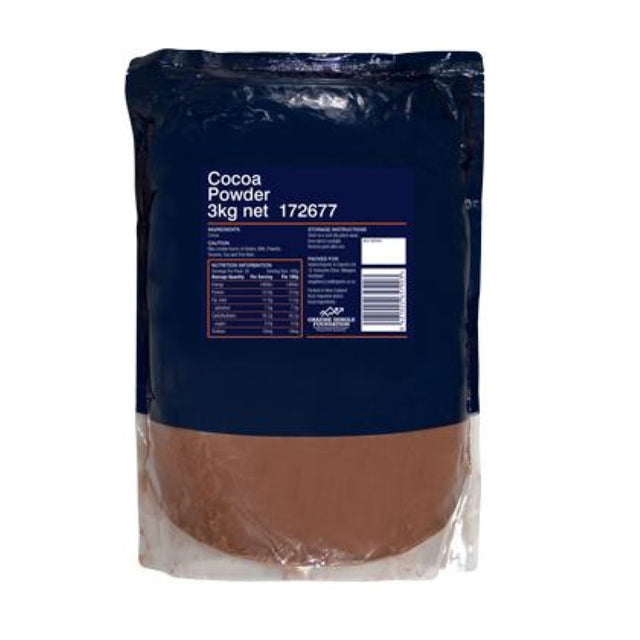 Premium 3KG Cocoa Powder from Smart Choice, ideal for baking, cooking, and creating rich chocolate treats.