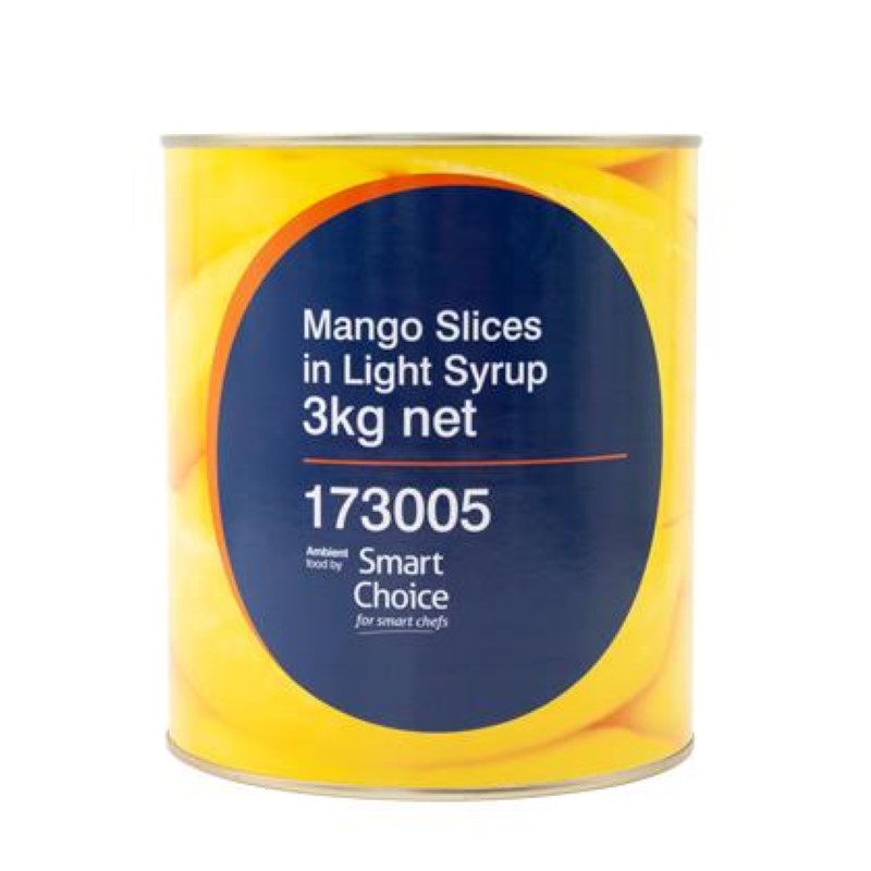 Mango Slices Lite Syrup - Smart Choice - 3KG