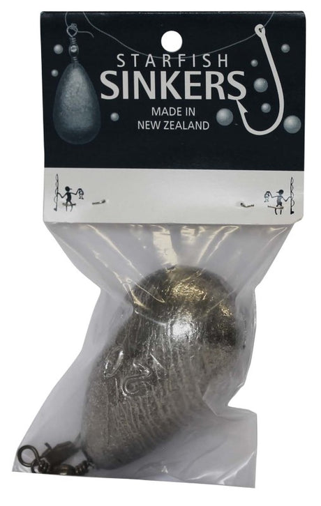 Starfish Clip-on sinkers, 20oz pack, designed for easy attachment and versatile fishing in freshwater and saltwater.