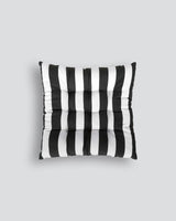 Indoor/Outdoor Stripe Chair Pad Navy 40x40x7cm